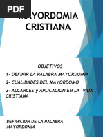 Mayordomia Cristiana