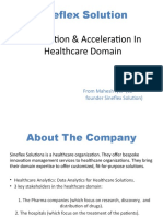Sineflex Solution: Innovation & Acceleration in Healthcare Domain