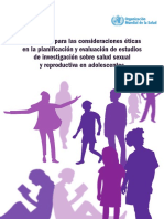 Directrices para La Investigación en Salud Sexual