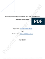 Forecasting Potential Impact of COVID-19 On India and Indonesia's