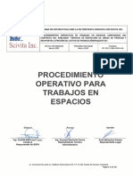 PO-TEC-LOBE-SSPA-09 - Procedimiento Operativo para Trabajo en Espacios Confinados