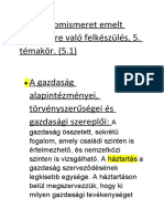 Társadalomismeret Emelt Érettségire Való Felkészülés 5. Témakör