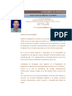 Curriculum Ing Juan Carlos Bernal 2022