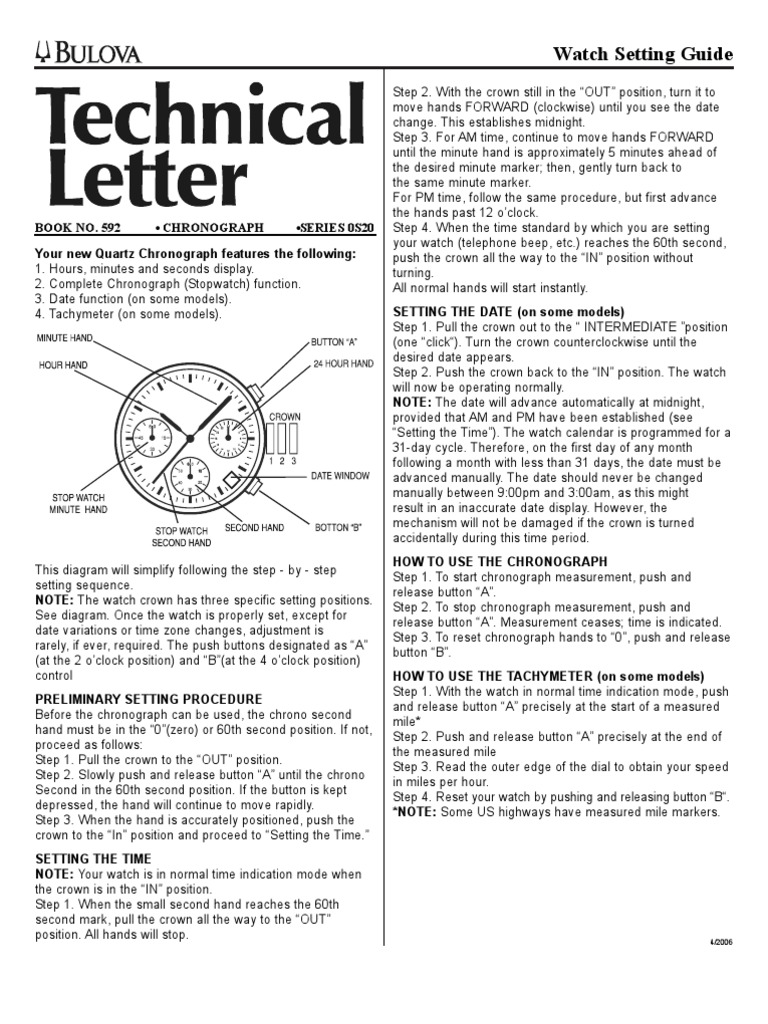 Watch Setting Guide | PDF | Measuring Instrument | Portable Tools