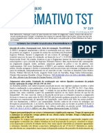 2020 Informativo TST Cjur n0219