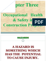 Chapter Three: Occupational Health & Safety in Construction Projects