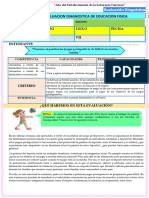 Evaluacion Diagnostica de Educacion Fisica - Ciclo Vii - 3ro #2 Liceo Trujillo.