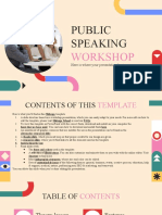 Public Speaking Workshop by Slidesgo