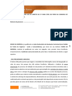 Resolução contratual contestada com pedido reconvencional