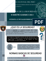 Gestion de La Seguridad Primera Semana