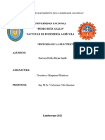 Historia de La Observacion de Energía Eléctrica