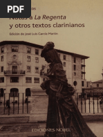 Alarcos Llorach, Emilio - Notas A La Regenta y Otros Textos Clarinianos