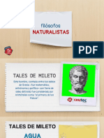 1.1 PRESENTACIÓN - Filósofos Naturalistas-Presocráticos