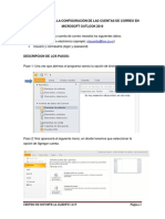 Instructivo para La Configuración Del Correo Acelera en Microsoft Outlook 2010