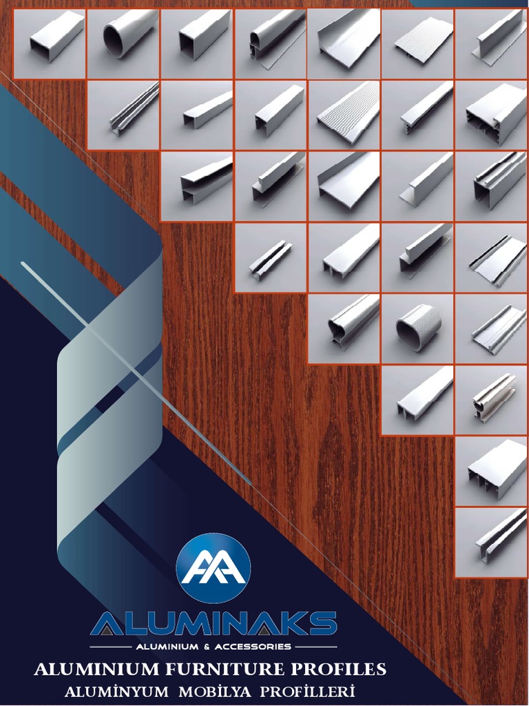 1 Aluminium Furniture Profiles Aluminijumski Profili Za Namestaj | PDF