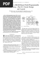 The Design of A SRAM-Based Field-Programmable Gate Array-Part II: Circuit Design and Layout