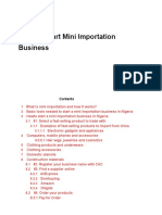 Mini Importation Business Masterclass - Make Money in Nigeria With Mini Importation