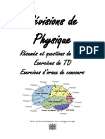 Révisions de Physique Résumés Et Questions de Cours Exercices de TD Exercices D Oraux de Concours