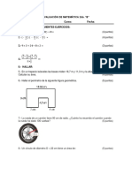 EVALUACIÓN DE MATEMÁTICA 2do.2022