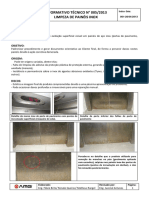 Informativo Tecnico Orona N. 005-13 (Limpeza Oxidação Painéis Inox)