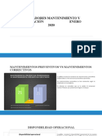 Indicadores Mantenimiento Enero 2020 Pemarsa