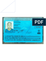 Republica Del Peru Registro Nacional de Identificacion y Estado Civil