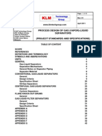 Project Standards and Specifications Gas Liguid Sep Era Tors Rev01