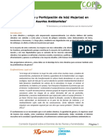 Ecofeminismo y Participación de La(s) Mujer (Es) en Asuntos Ambientales