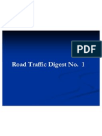 Road Traffic Digest 1