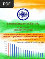India Story - Prof. KV Subramanian