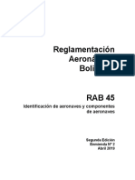 Rab - 45 Identificacion de Aeronaves y Componentes