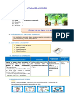 D4 A1SESION ¿Cómo Crece Una Planta en El Agua