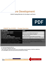 Secure Development Refresher Based On OWASP Recomendation