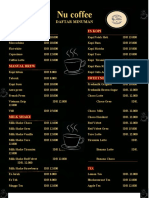 Nu Coffee: Daftar Minuman