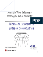 Ariovaldo Paes Junior - Cuidados No Tratamento de Juntas em Pisos Industriais