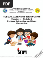 Agricultural Crop Production: Quarter 1 - Module 1 | PDF | Occupational ...