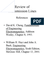 Review of Transmission Lines