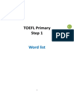 Toefl Step 1 - Voca List