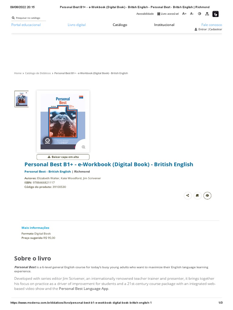 Personal Best B1+ EWorkbook (Digital Book) British English