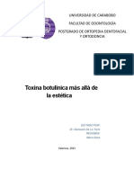 RESUMEN Toxina Botulínica Más Allá de La Estética