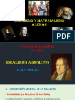 Filosofía Idealismo y Materialismo Alemán