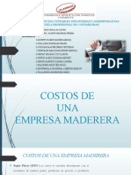 Costos de Una Empresa Maderera