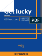 Get Lucky - Daft Punk - Marimba 4 Mallets