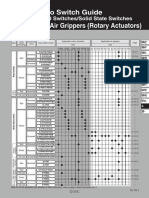 Auto Switch Guide For Air Grippers (Rotary Actuators) : Reed Switches/Solid State Switches
