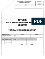 PTS PROCEDIMIENTO DE TRABAJO ANDAMIOS COLGANTES