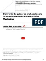 Converta Seguidores em Leads Com Os Nov... RD Station Marketing - Blog RD Station