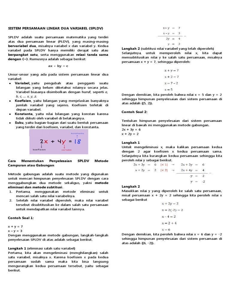 SPLDV | PDF