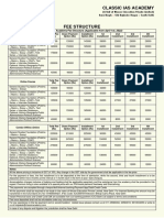 Classic IAS Academy-Price Sheet 2nd Option