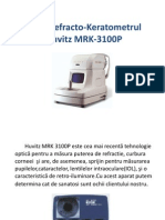 Auto Refracto-Keratometrul Huvitz MRK-3100P