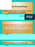 Derecho Procesal Penal y sus relaciones con otras ramas
